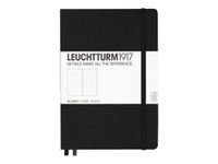 Leuchtturm1917 - Carnet de notes rigide A5 - pointillés - noir
