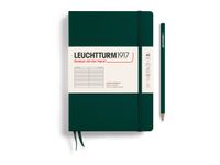 Leuchtturm1917 - Carnet de notes rigide A5 - ligné - vert sapin