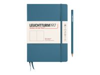 Leuchtturm1917 - Carnet de notes rigide A5 - uni - bleu acier