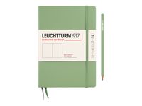 Leuchtturm1917 - Carnet de notes rigide A5 - pointillés - vert sauge