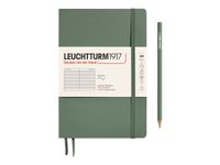 Leuchtturm1917 - Carnet de notes souple A5 - ligné - vert olive