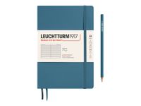 Leuchtturm1917 - Carnet de notes souple A5 - ligné - bleu acier