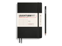 Leuchtturm1917 - Carnet de notes souple A5 - pointillés - noir