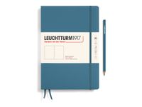Leuchtturm1917 - Carnet de notes rigide - composition B5 - uni - bleu acier