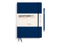 Leuchtturm1917 - Carnet de notes rigide - composition B5 - uni - bleu marine
