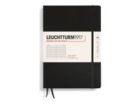 Leuchtturm1917 - Carnet de notes rigide - composition B5 - ligné - noir