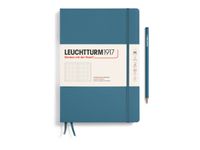 Leuchtturm1917 - Carnet de notes rigide - composition B5 - pointillés - bleu acier