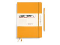 Leuchtturm1917 - Carnet de notes rigide - composition B5 - pointillés - orange