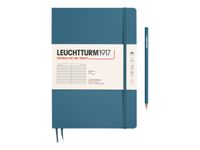 Leuchtturm1917 - Carnet de notes souple - composition B5 - ligné - bleu acier