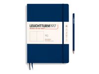 Leuchtturm1917 - Carnet de notes souple - composition B5 - uni - bleu marine