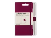 Leuchtturm1917 - Pen loop passant pour stylo autoadhésif - bordeaux