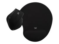 T'nB Ergo Line - Ensemble souris sans fil + tapis - noir