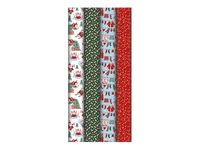 Clairefontaine Excellia Christmas Small Santa - Papier cadeau - 70 cm x 2 m - disponible en différents thèmes/designs