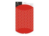 Clairefontaine - Pochette cadeau - 30 x 40 cm - cœurs - rouge