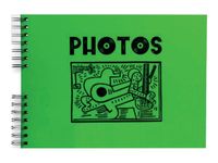 Exacompta Musicart - Album photo spiralé - 50 pages - 32 x 22 cm - vert