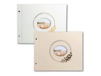 Exacompta Ringflower - Album photo - 40 pages - 37 x 29 cm - blanc