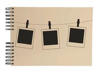 Exacompta Instants - Album photos à spirale 32 x 22 cm - 50 pages - beige