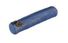 Quo Vadis - Trousse - Ronde - Julo - 17x3,5 cm - Cuir de vachette suédé - 1 compartiment(s)