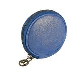 Quo Vadis - Porte-monnaie - Ronde - Julo - 9x9x4 cm - Cuir de vachette suédé - 1 compartiment(s)