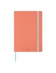 Oberthur Carmen - Carnet de notes souple A6 - ligné - 160 pages - corail