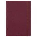 Oberthur - Carnet de notes souple A5 - ligné - 200 pages - bordeaux