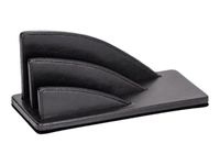 Quo Vadis Satiny - Trieur éventail 2 compartiments - 23,5 x 10 cm - noir