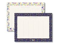 Blue Art Mr&Mrs Clynk Bloom - Calendrier pour les anniversaires - jaune et 80's - 32 x 42 cm