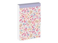 Blue Art Grenadine Heart - To-do-list - 10 x 18 cm - 35 feuilles - jardin fleuri