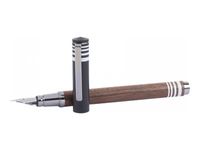 Oberthur Boston - Stylo plume - noyer