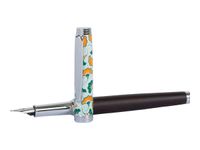 Oberthur Bamako - Stylo plume- vert/orange