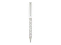 Oberthur Twist Miraflores - Stylo à bille - satin blanc