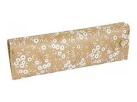 Oberthur Barbade - Etui double pour parure de stylo - moutarde