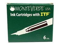 Monteverde - Boîte de 6 cartouches d'encre - vert