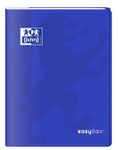 Oxford EasyBook - Cahier polypro - 24 x 32 cm - 96 pages - grands carreaux (Seyes) - bleu