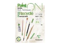 Clairefontaine Paint On - Bloc de dessin encollé - A3 - 30 feuilles - 250 gr