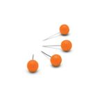 Nobo - épingles - 6 mm de diamétre - 13 mm de longueur - orange - pack de 100