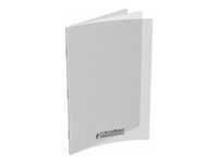 Conquérant Classique - Cahier polypro 24 x 32 cm - 48 pages - petits carreaux (5x5mm) - transparent