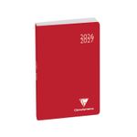 Agenda Classic - 1 jour par page - 10 x 15 cm - rouge - Exacompta