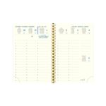 Recharge pour agenda SAD 13S 16 mois - 1 semaine sur 2 pages - 9 x 13 cm - Exacompta
