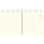 Recharge pour agenda SAD 18S 16 mois - 1 semaine sur 2 pages - 15 x 17 cm - Exacompta