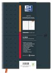 Agenda Oxford International - 16 mois - 1 semaine sur 2 pages - 21x29,7 cm - Colori Noir - Hamelin