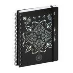 Agenda à spirale Shiny - 1 jour par page - 12 x 17 cm - fleurs - Exacompta