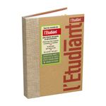 Agenda L'Etudiant Eco responsable - 1 jour par page - 15 x 20 cm - kraft/rouge - Hamelin