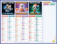 Calendrier Règles de Vie - 32 x 42 cm - Bouchut