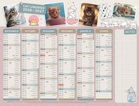 Calendrier Medium - 32 x 42 cm - Bouchut