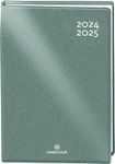Agenda Gomme métallisé - 1 jour par page - 12,5 x 17,5 cm - argent - Oberthur