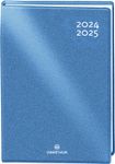 Agenda Gomme métallisé - 1 jour par page - 12,5 x 17,5 cm - bleu - Oberthur