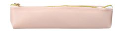 Trousse rectangulaire School Soft Touch - 1 compartiment - rose - Carpentras
