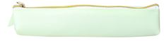 Trousse rectangulaire School Soft Touch - 1 compartiment - vert clair - Carpentras