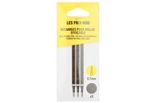 Les Prix Mini - Pack de 3 recharges pour stylo gel effaçable - noir